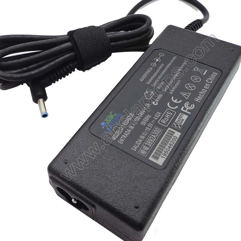 CARGADOR ABCLAPTOPS PARA HP 19.5V 4.62A TIP 4.5*3.0 PI SLEEKBOOK
